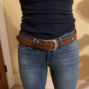 Wrangler Brown Leather Belt
